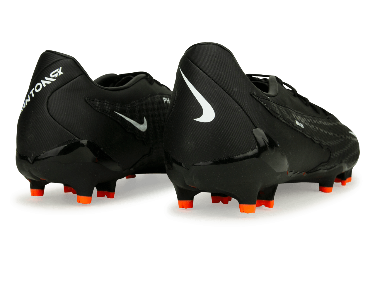 Nike Men's Phantom GX Academy FG/MG Black/Smoke Grey Rear