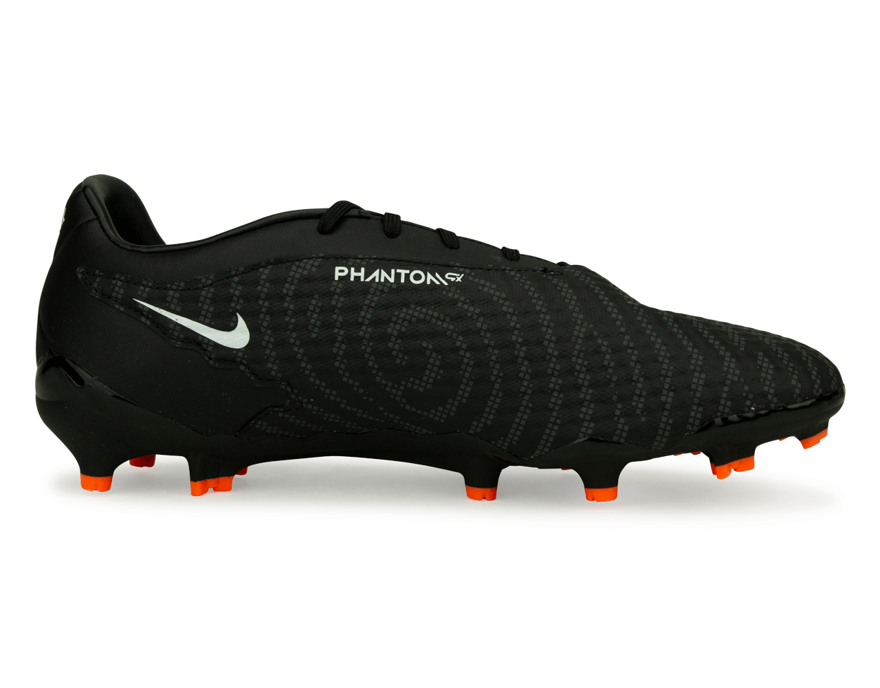 Nike Men's Phantom GX Academy FG/MG Black/Smoke Grey Side