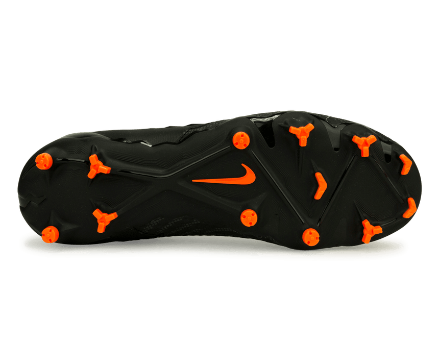 Nike Men's Phantom GX Academy FG/MG Black/Smoke Grey Sole
