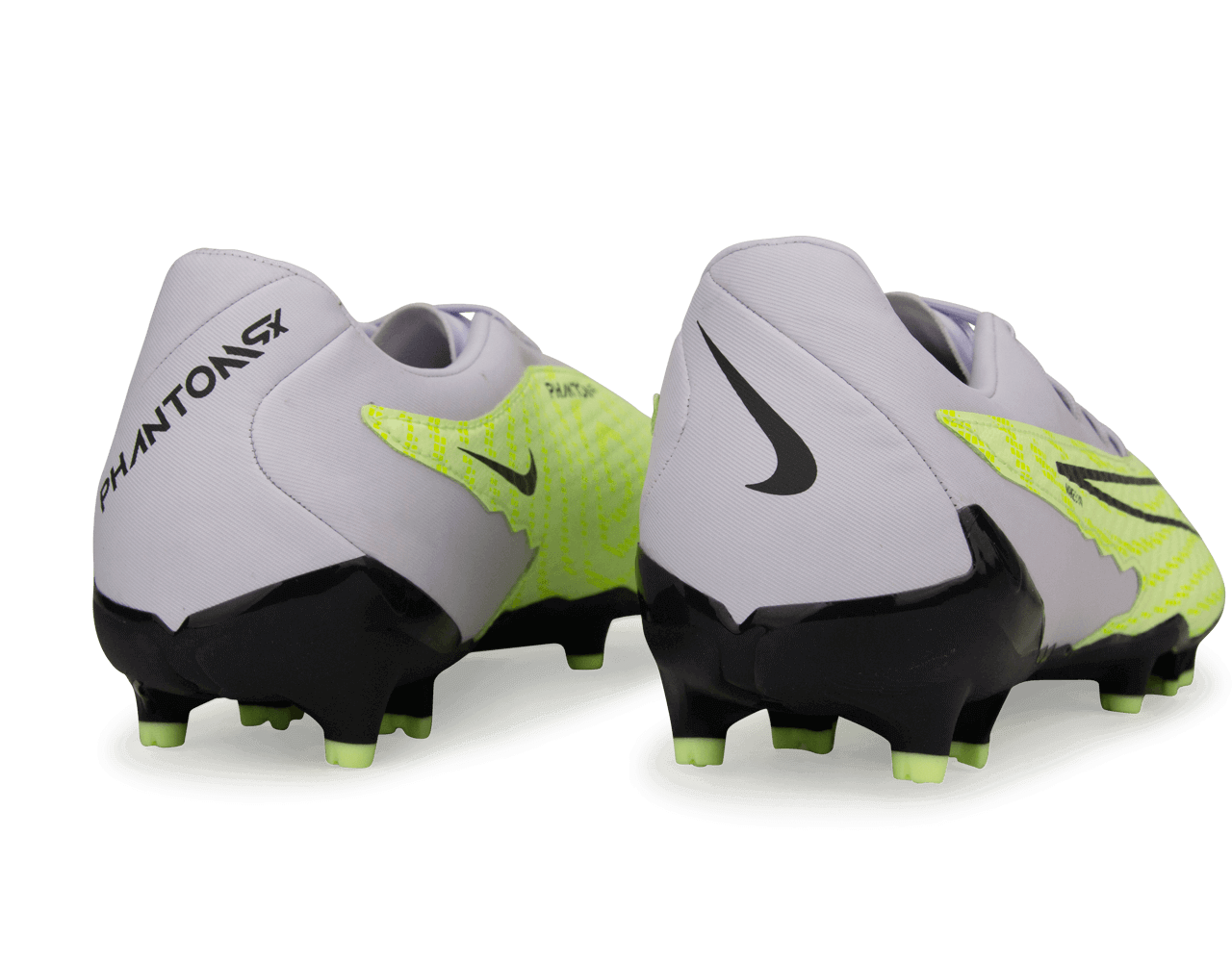 Nike Men's Phantom GX Academy FG/MG Volt/Grape Rear