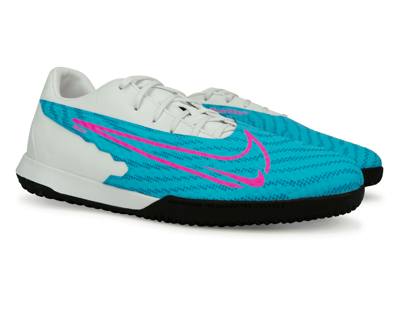 Nike Men's Phantom GX Academy IC Baltic Blue/Pink Blast Together