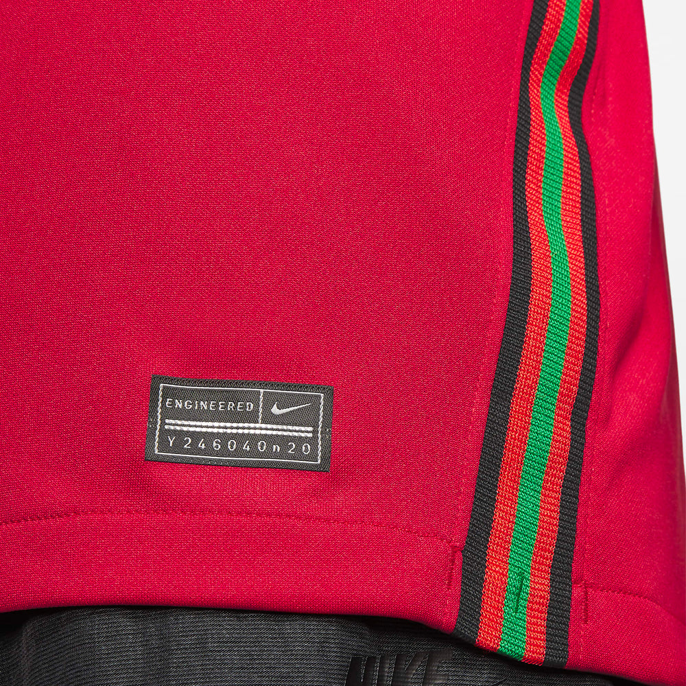 Nike Men's Portugal 20/21 Home Jersey Gym Red/Metallic Gold