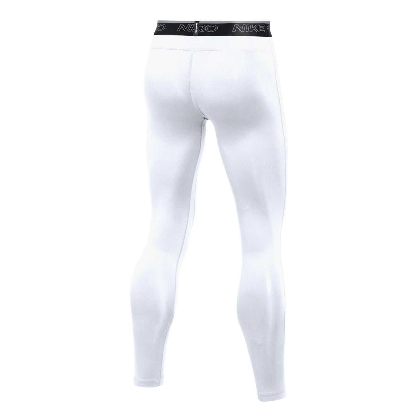 Nike Men's Pro Training Tights White/Black Back
