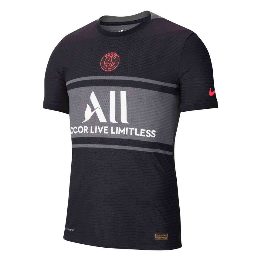 Nike Men's PSG 2021/22 Dri-Fit ADV Third Match Jersey Black/Dark Grey Front