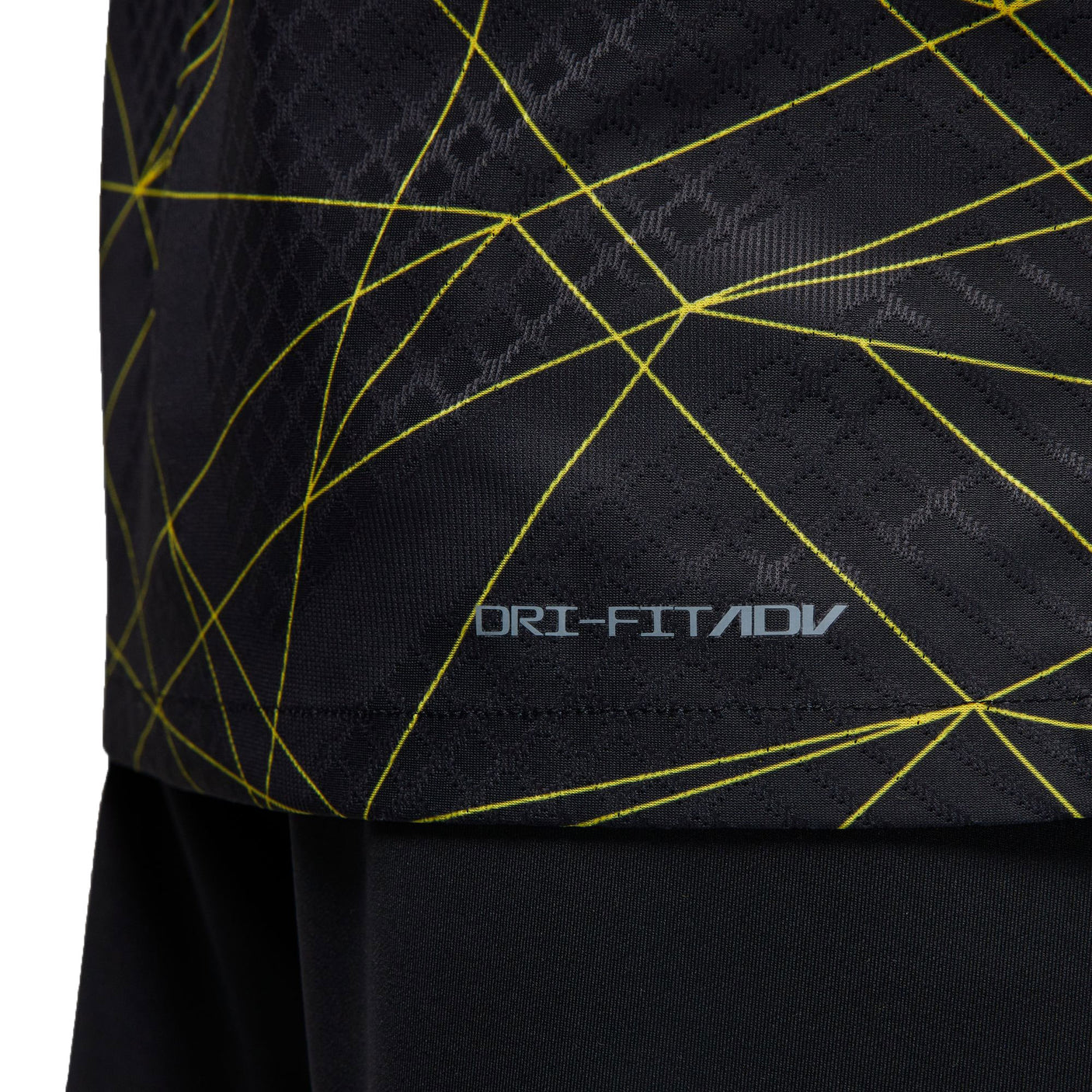 Nike Men's PSG 2022/23 Dri-FIT Fourth Jersey Black/Yellow Trademark