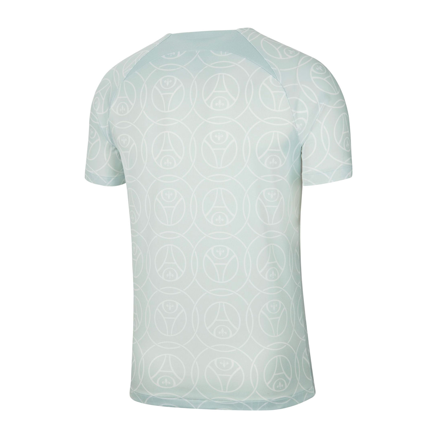 Nike Men's PSG 2022/23 Pre-Match Jersey Aura/Midnight Navy Back