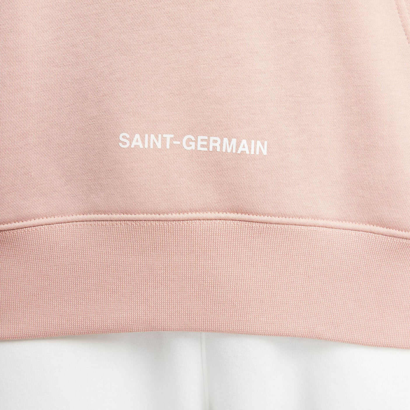 Nike Men's PSG 2022/23 Hoodie Rose Whisper/White Back Detail