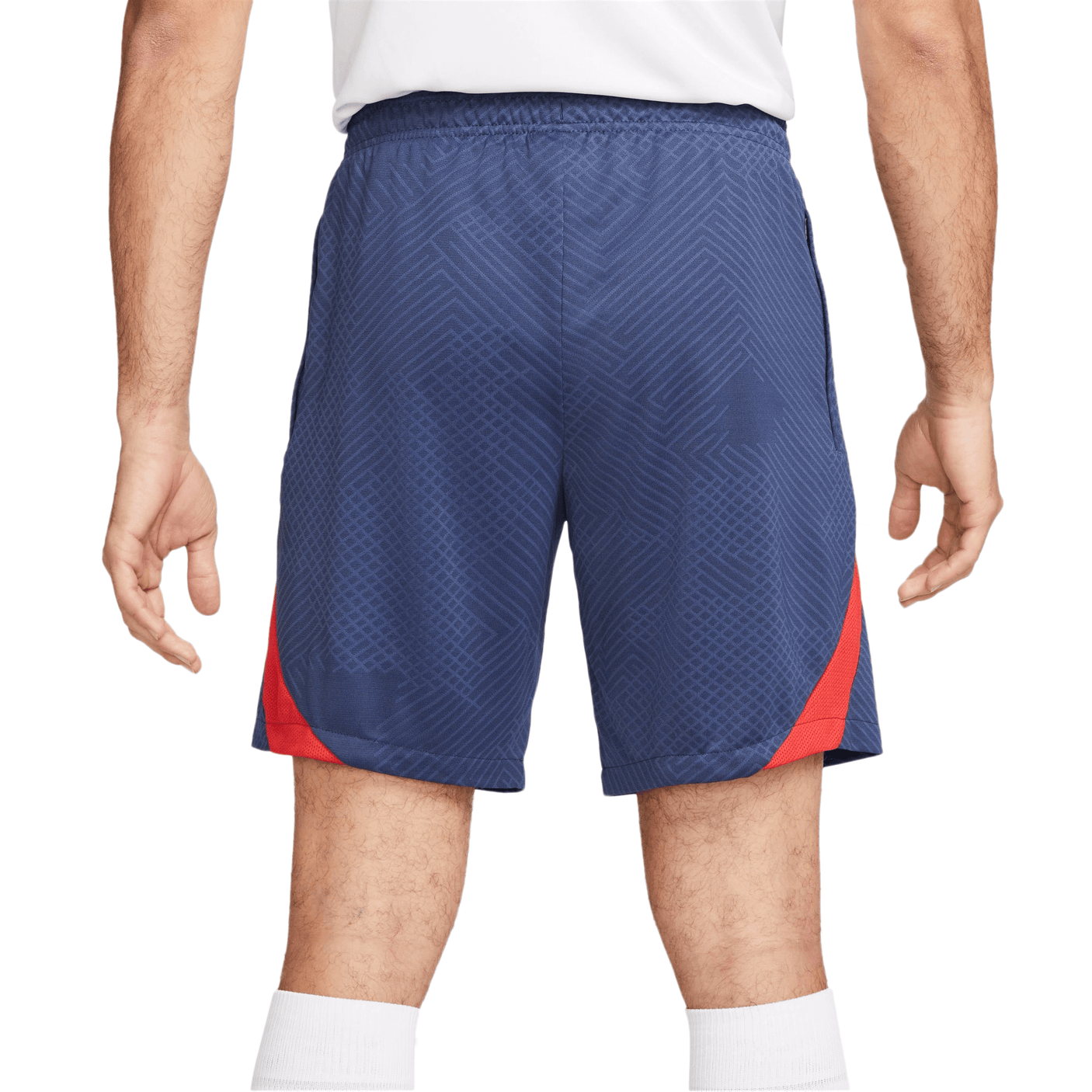 Nike Men's PSG 2022 Strike Shorts Navy/Red Back