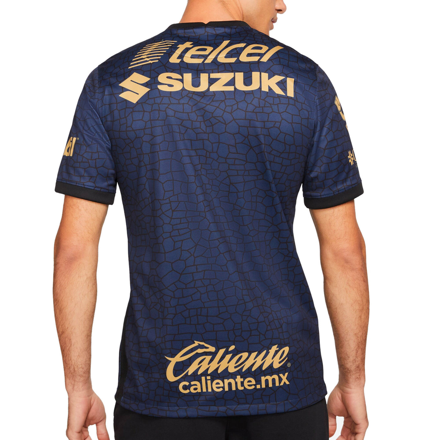 Nike Men's Pumas UNAM 2021/22 Away Jersey Obsidian/White Back