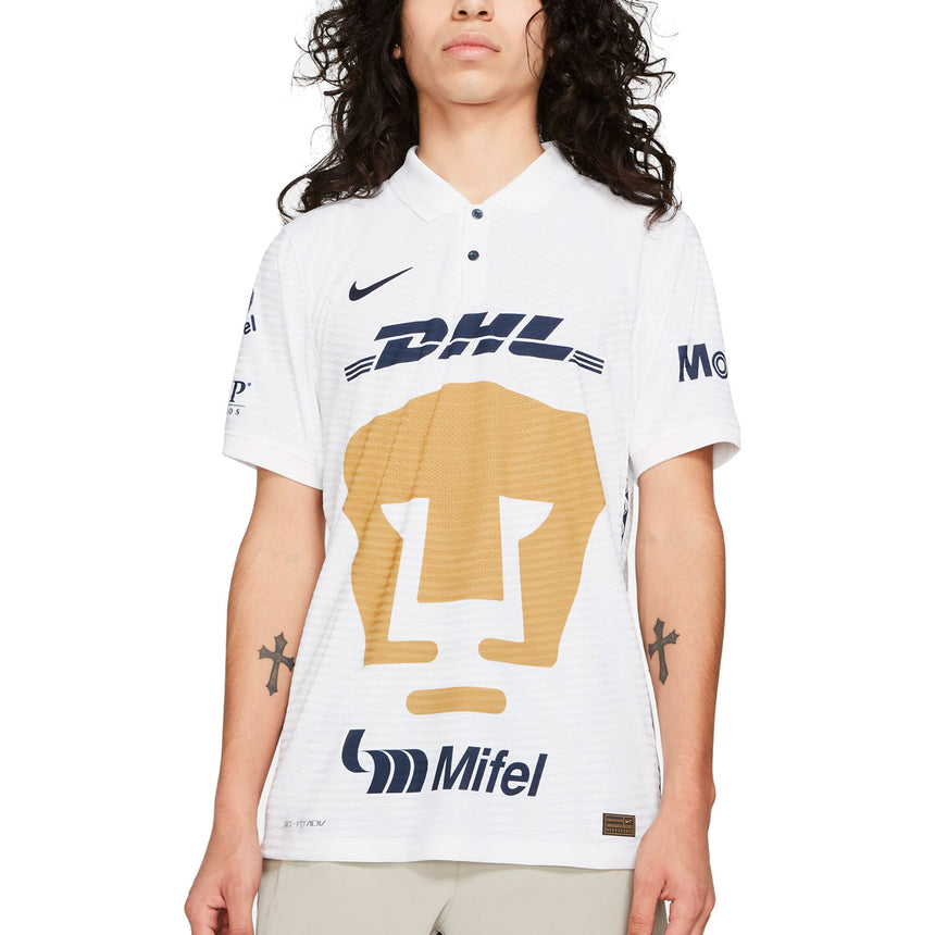Nike Men's Pumas UNAM 2021/22 Dri-Fit ADV Home Match Jersey White/Gold Front