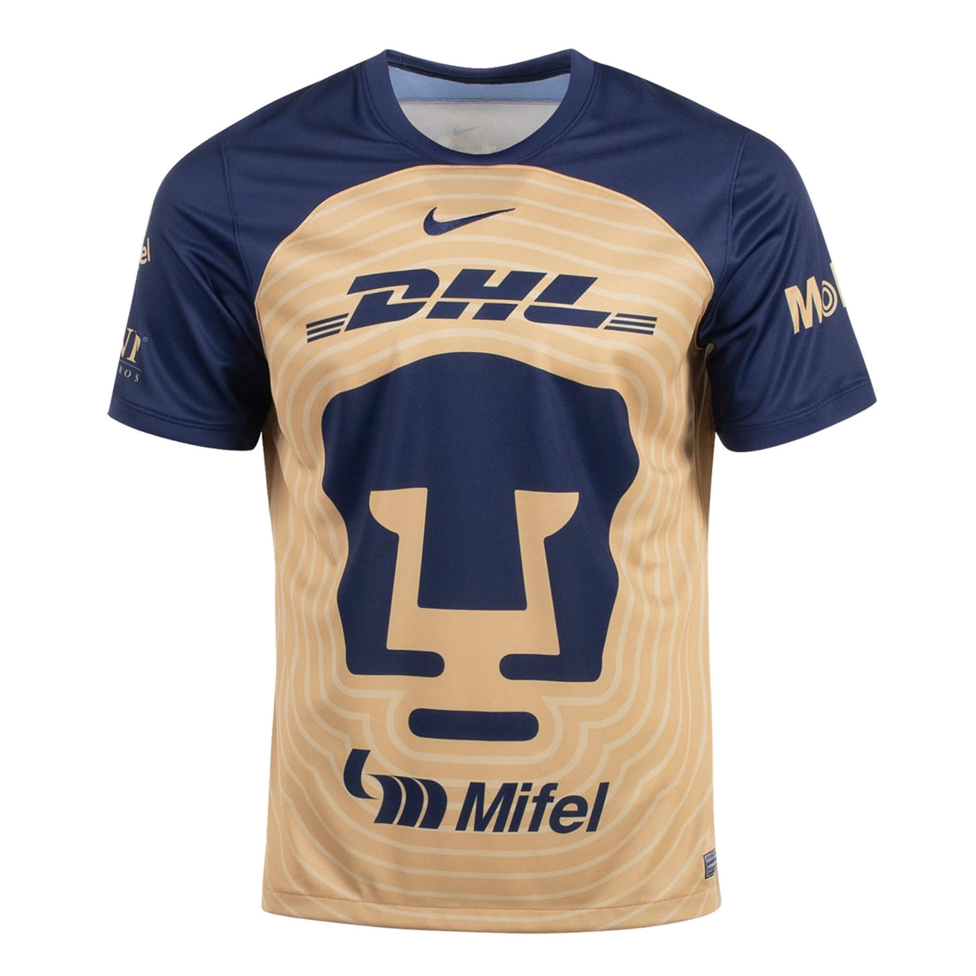 Nike Men's Pumas UNAM Away Jersey 2022/23 Truly Gold/Obsidian