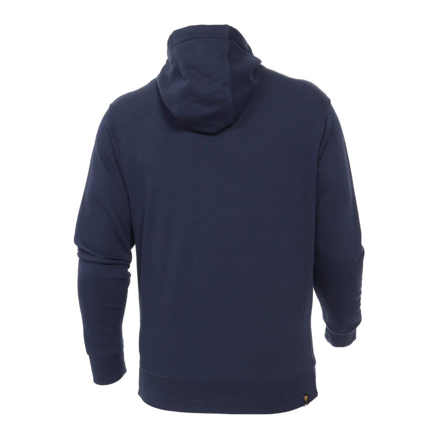 Nike Men's Pumas UNAM French Terry Fleece Hoodie Obsidian/Truly Gold Back