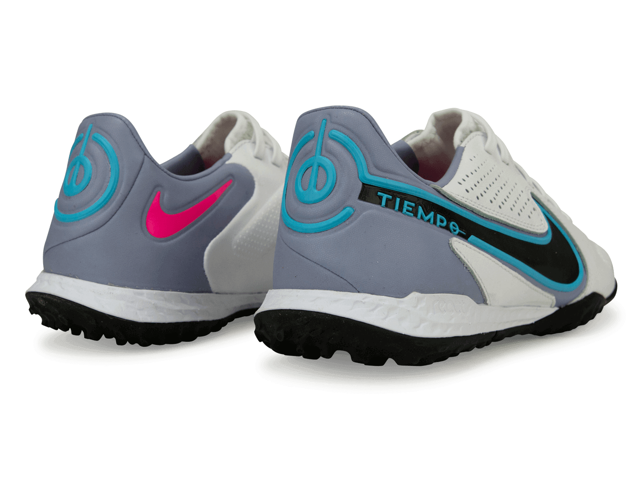 Nike Men's React Tiempo Legend 9 Pro TF White/Pink Blast Rear
