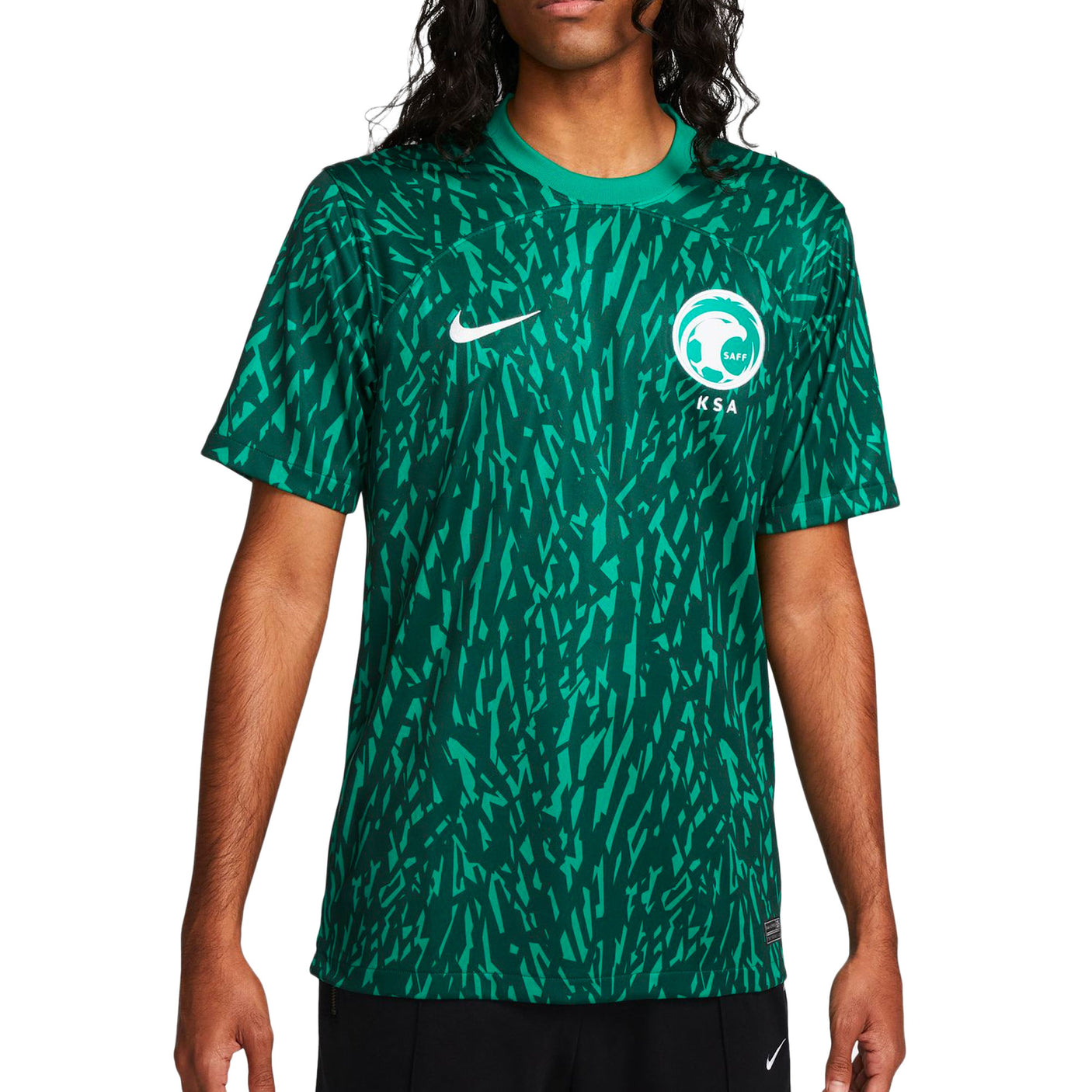 Nike Men's Saudi Arabia 2022/23 Away Jersey Malachite/White Front