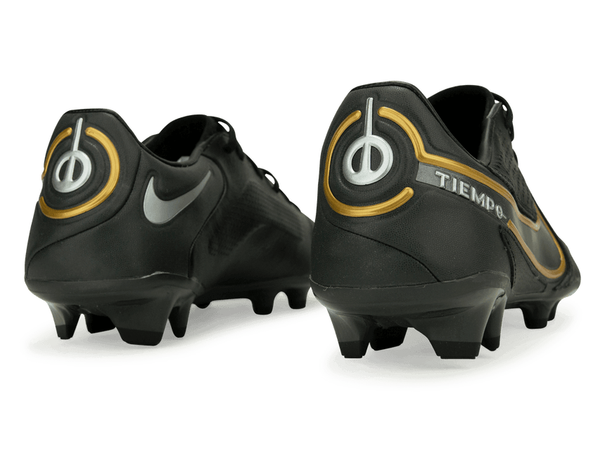Nike Men's Tiempo Legend 9 Pro FG Black/Dark Grey Rear