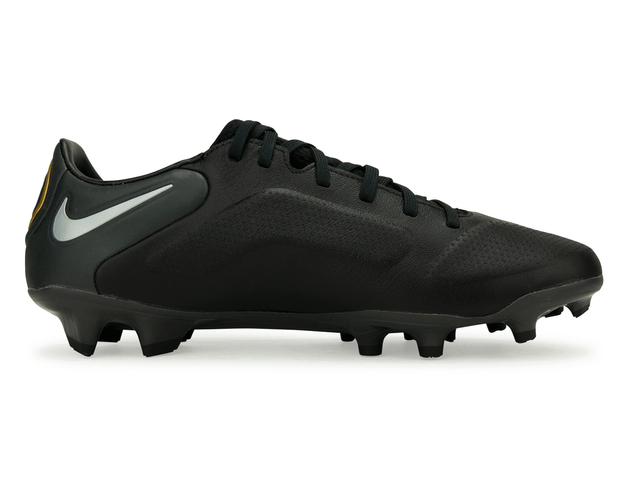 Nike Men's Tiempo Legend 9 Pro FG Black/Dark Grey Side