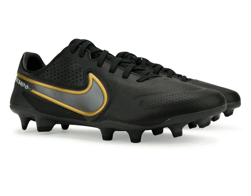 Nike Men's Tiempo Legend 9 Pro FG Black/Dark Grey Sole