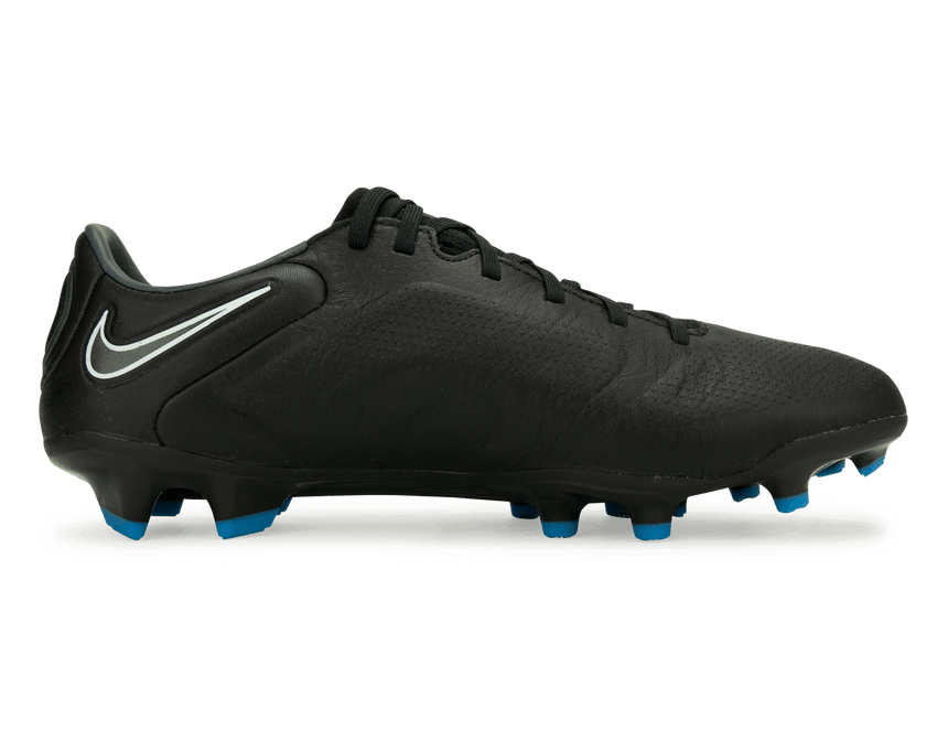 Nike Men's Tiempo Legend 9 Pro FG Black/Smoke Grey Side