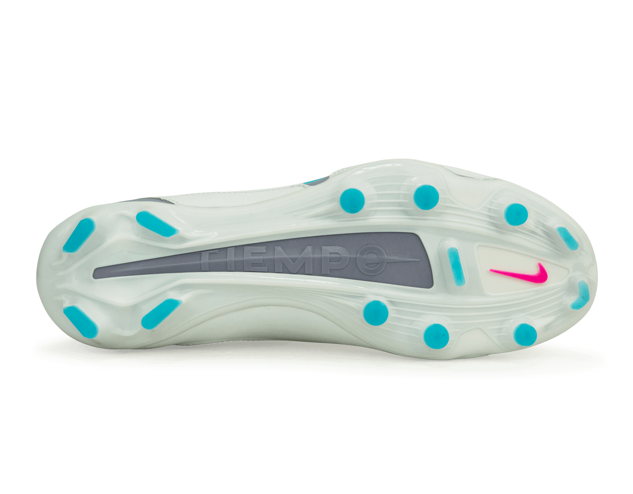 Nike Men's Tiempo Legend 9 Pro FG White/Pink Blast Sole
