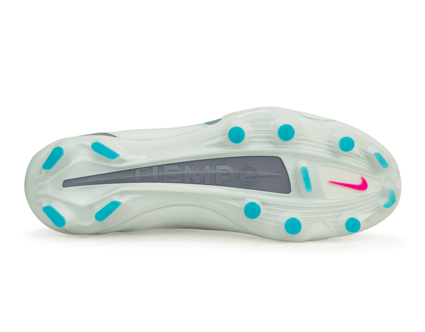 Nike Men's Tiempo Legend 9 Pro FG White/Pink Blast Sole