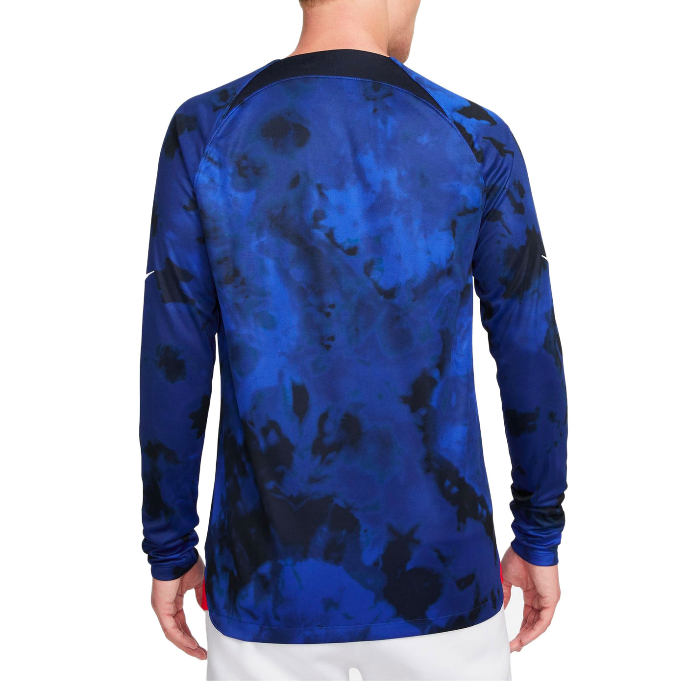 Nike Men's USA 2022/23 Away Long Sleeve Jersey Bright Blue/White Front