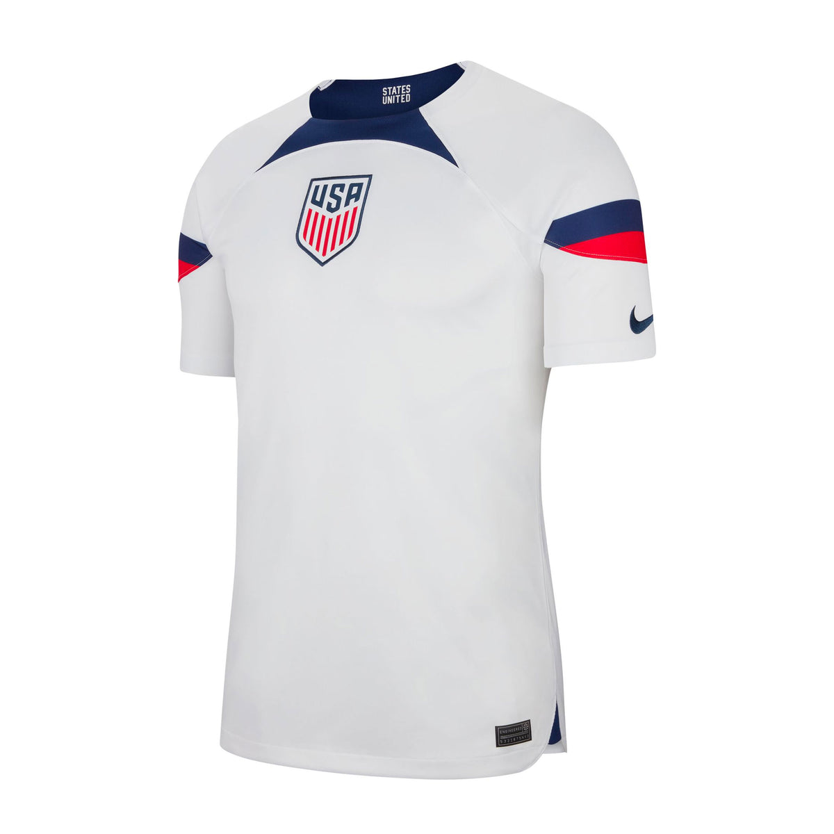 Nike Men's USA 2022/23 Home Long Sleeve Jersey White/Loyal Blue, M