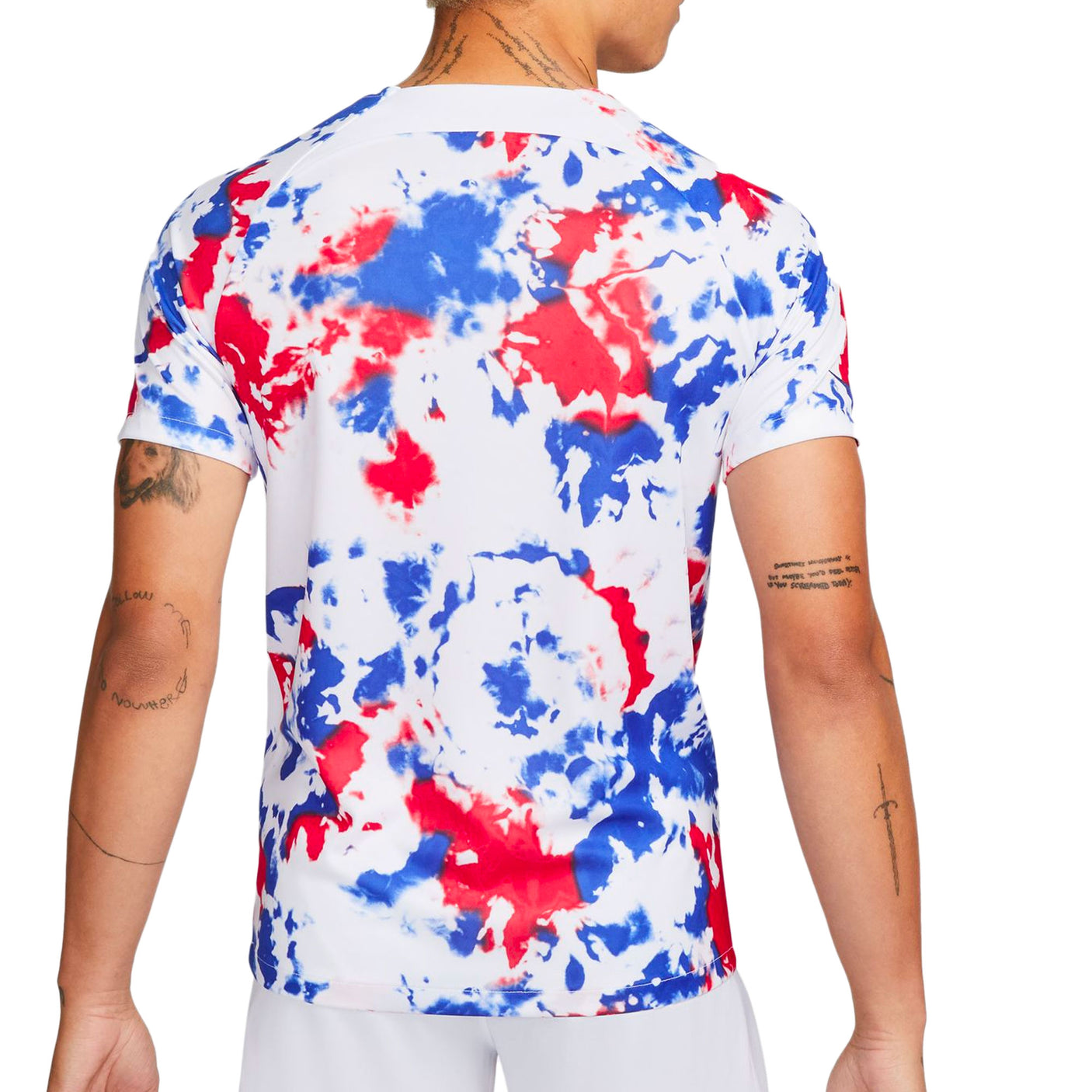 Nike Men's USA 2022/23 Pre Match Jersey White/Loyal Blue Back