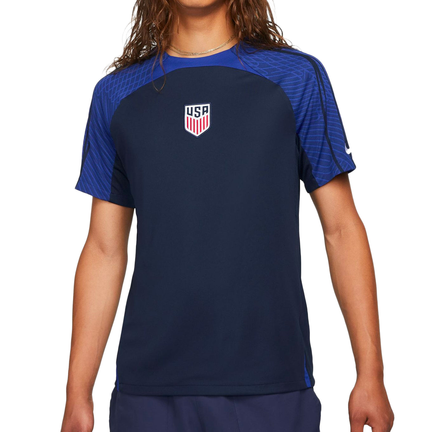 Nike Men's USA 2022/23 Strike Jersey Obsidian/White Front