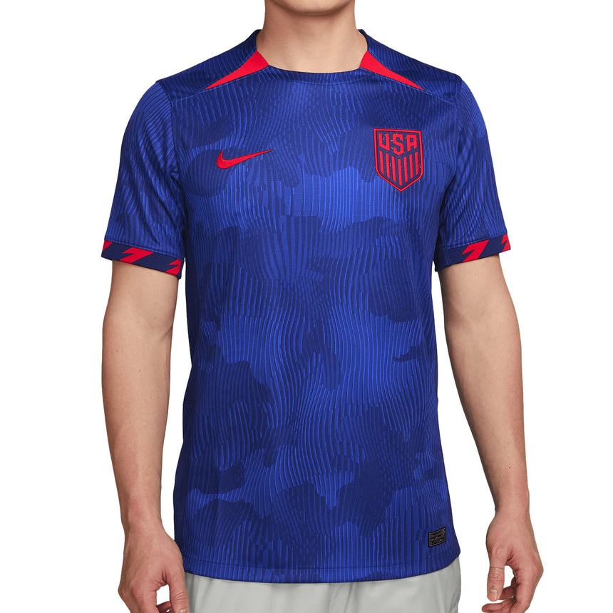 Nike Men's USA 2023 Away Jersey Royal/Red Front