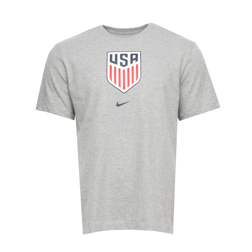 Nike Men's USA Crest T-Shirt Grey Heather Front
