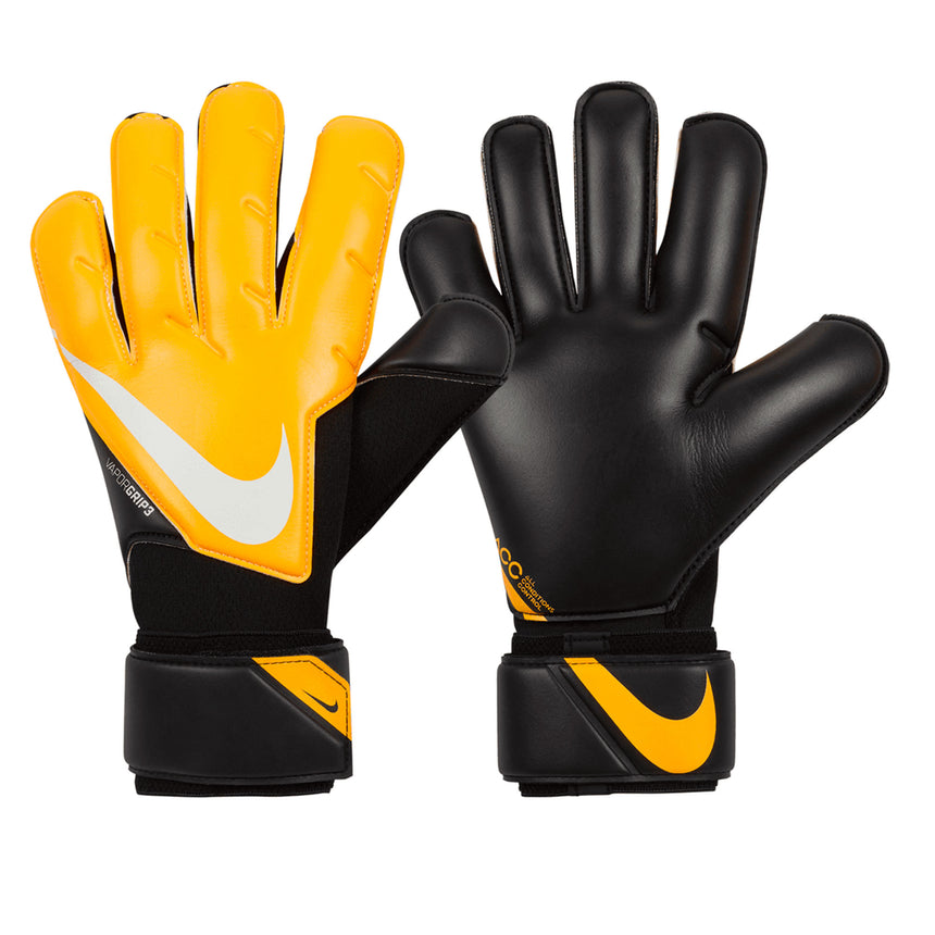 Nike Men's Vapor Grip 3 Goalkeeper Gloves Black/Laser Orange