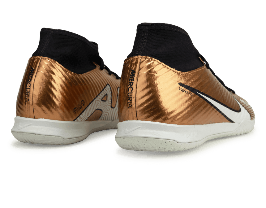 Nike Men's Zoom Mercurial Superfly 9 Academy IC Metallic Copper Rear