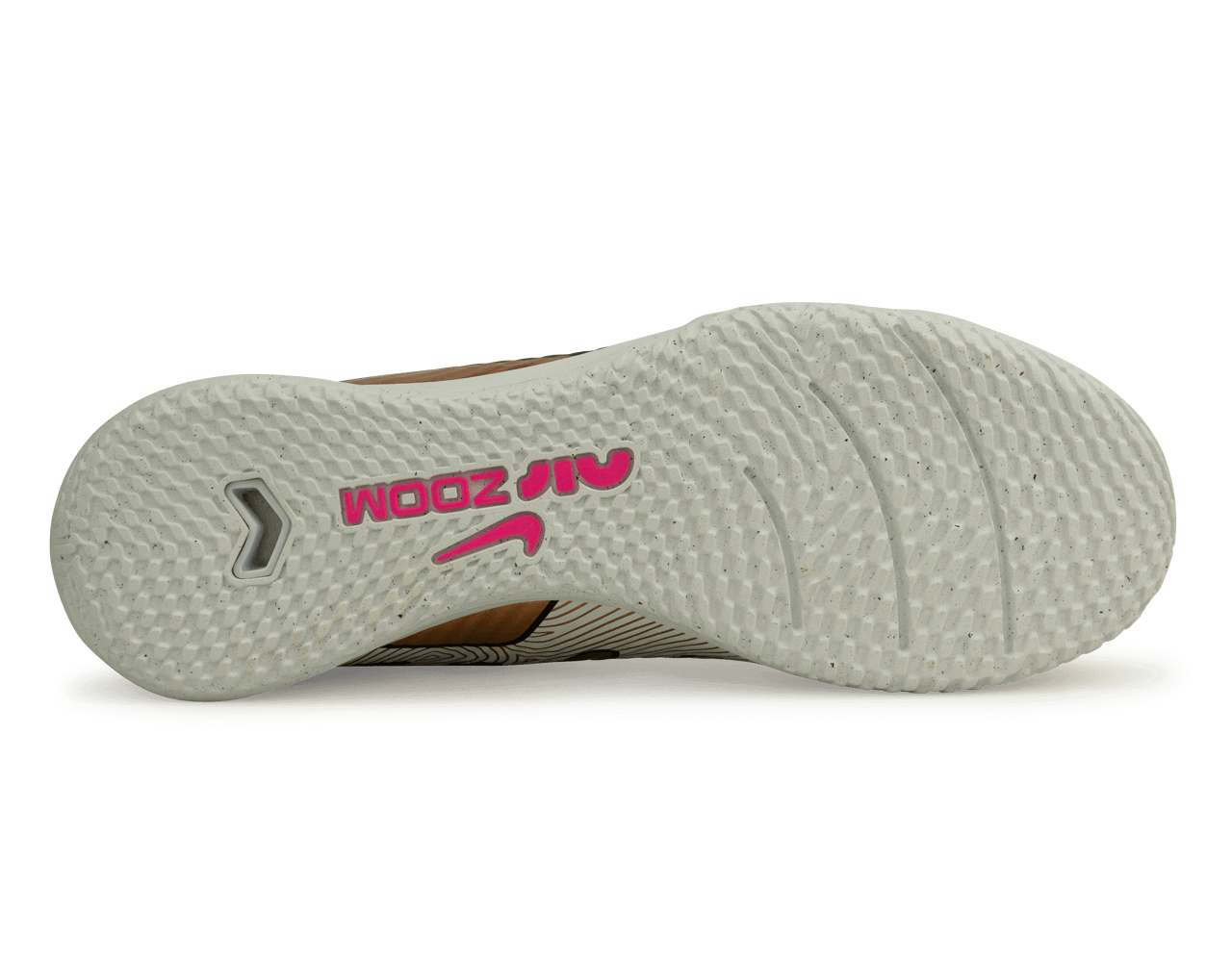 Nike Men's Zoom Mercurial Superfly 9 Academy IC Metallic Copper Sole