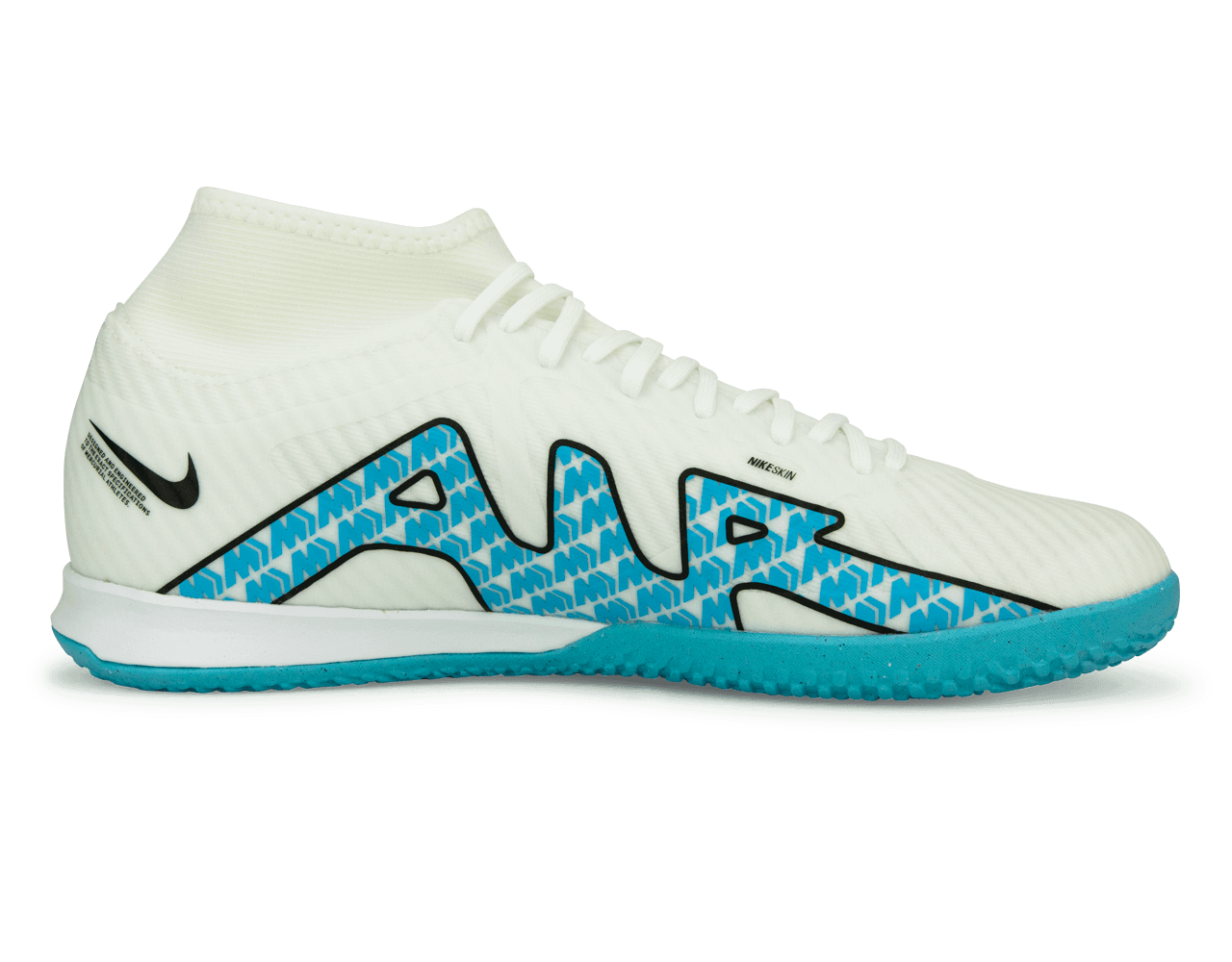 Nike Men's Zoom Mercurial Superfly 9 Academy IC White/Pink Blast Side