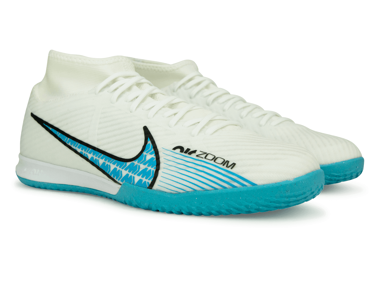 Nike Men's Zoom Mercurial Superfly 9 Academy IC White/Pink Blast Together