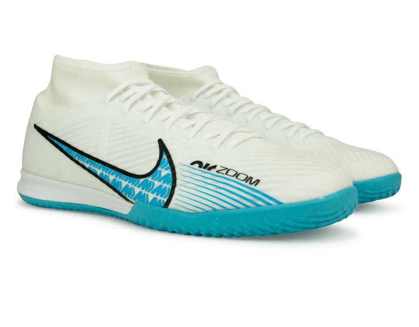Nike Men's Zoom Mercurial Superfly 9 Academy IC White/Pink Blast Together