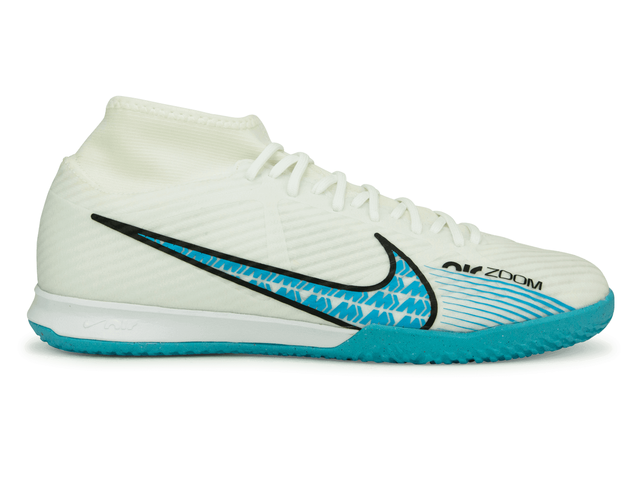 Nike Men's Zoom Mercurial Superfly 9 Academy IC White/Pink Blast