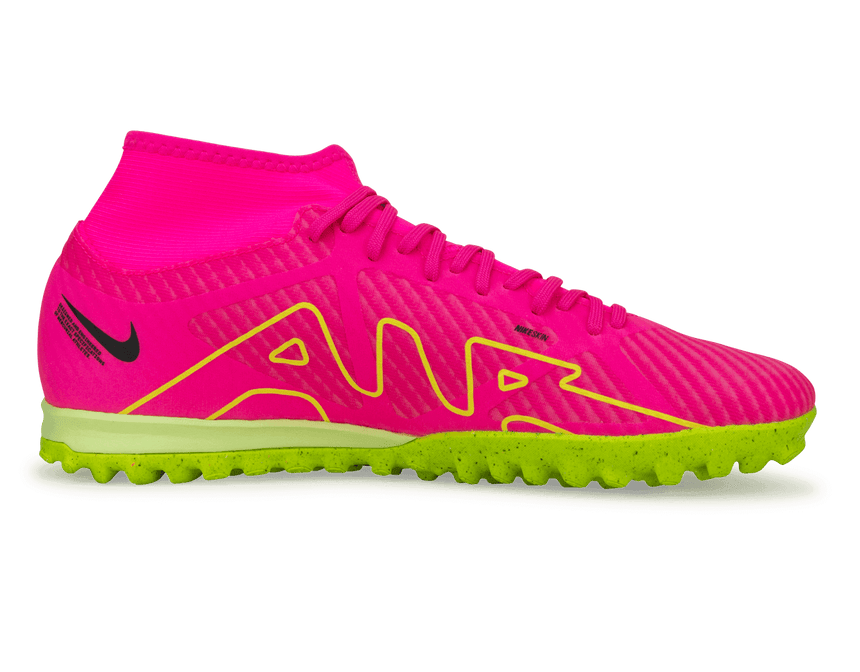 Nike Men's Zoom Mercurial Superfly 9 Academy TF Red/White Side