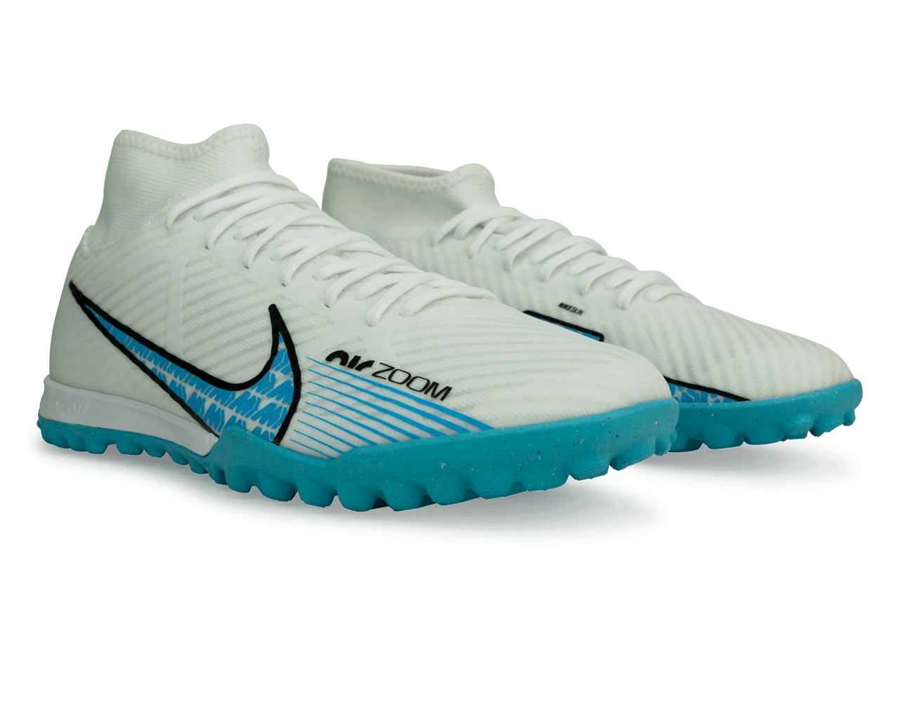 Nike Men's Zoom Mercurial Superfly 9 Academy TF White/Pink Blast Together