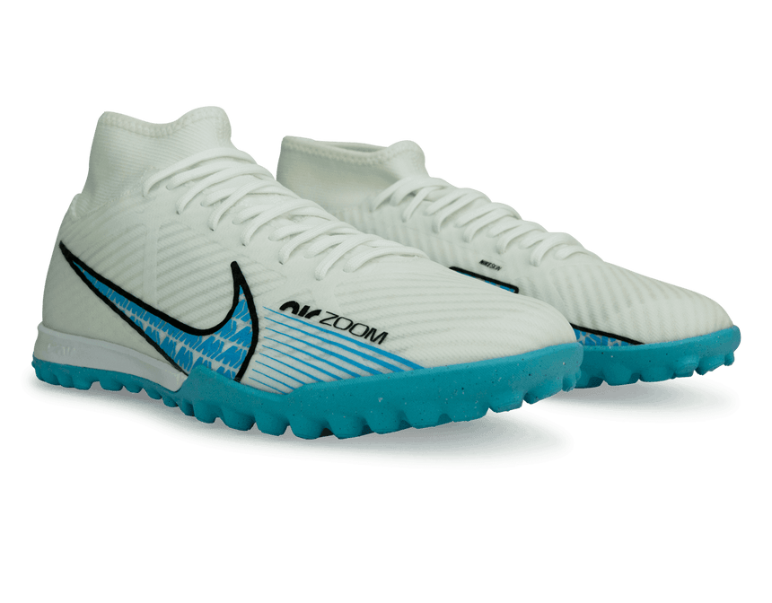Nike Men's Zoom Mercurial Superfly 9 Academy TF White/Pink Blast Together