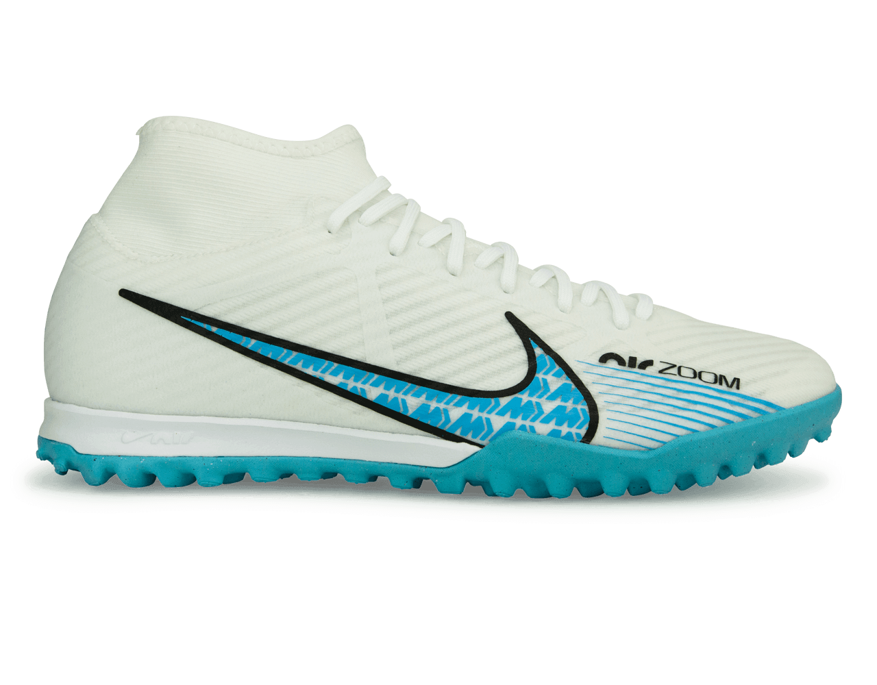 Nike Men's Zoom Mercurial Superfly 9 Academy TF White/Pink Blast