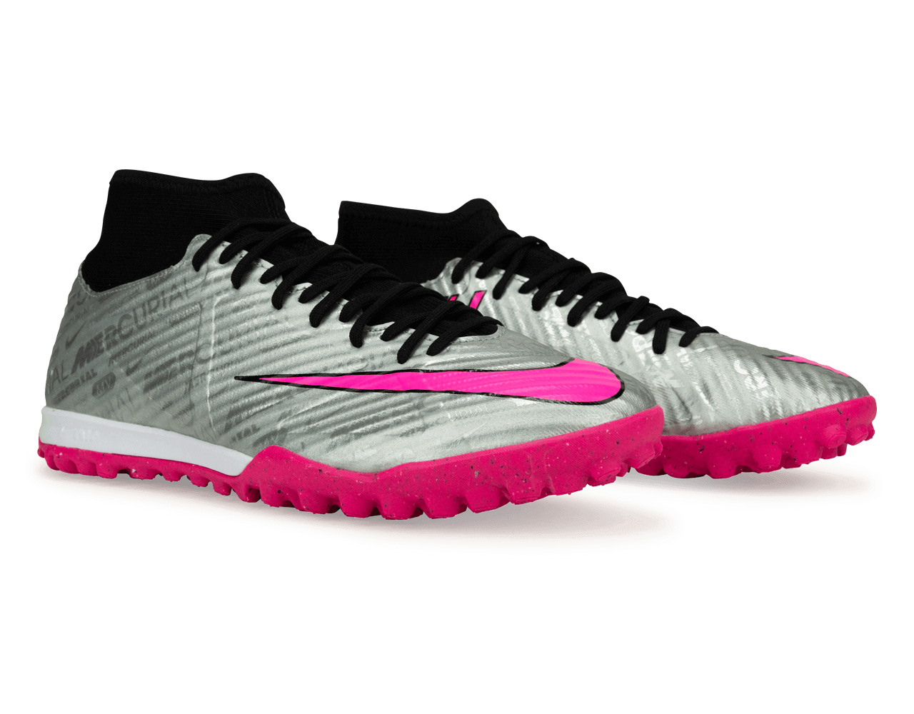 Nike Men's Zoom Mercurial Superfly 9 Academy XXV TF Silver/Black Together