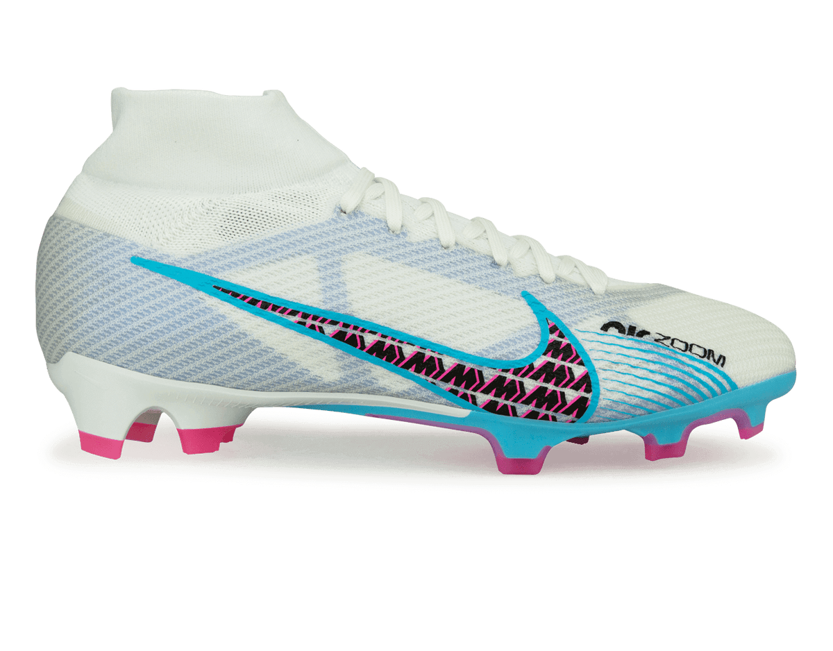 Nike mercurial white shop pink
