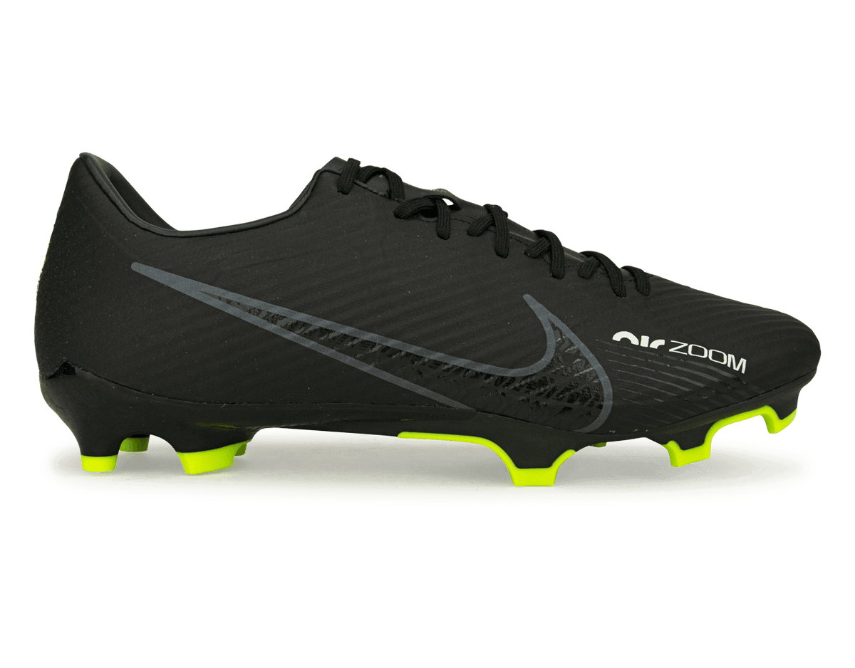 Nike Men's Zoom Mercurial Vapor 15 Academy FG/MG Black/Volt â Azteca Soccer