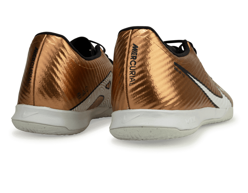 Nike Men's Zoom Mercurial Vapor 15 Academy IC Metallic Copper Rear