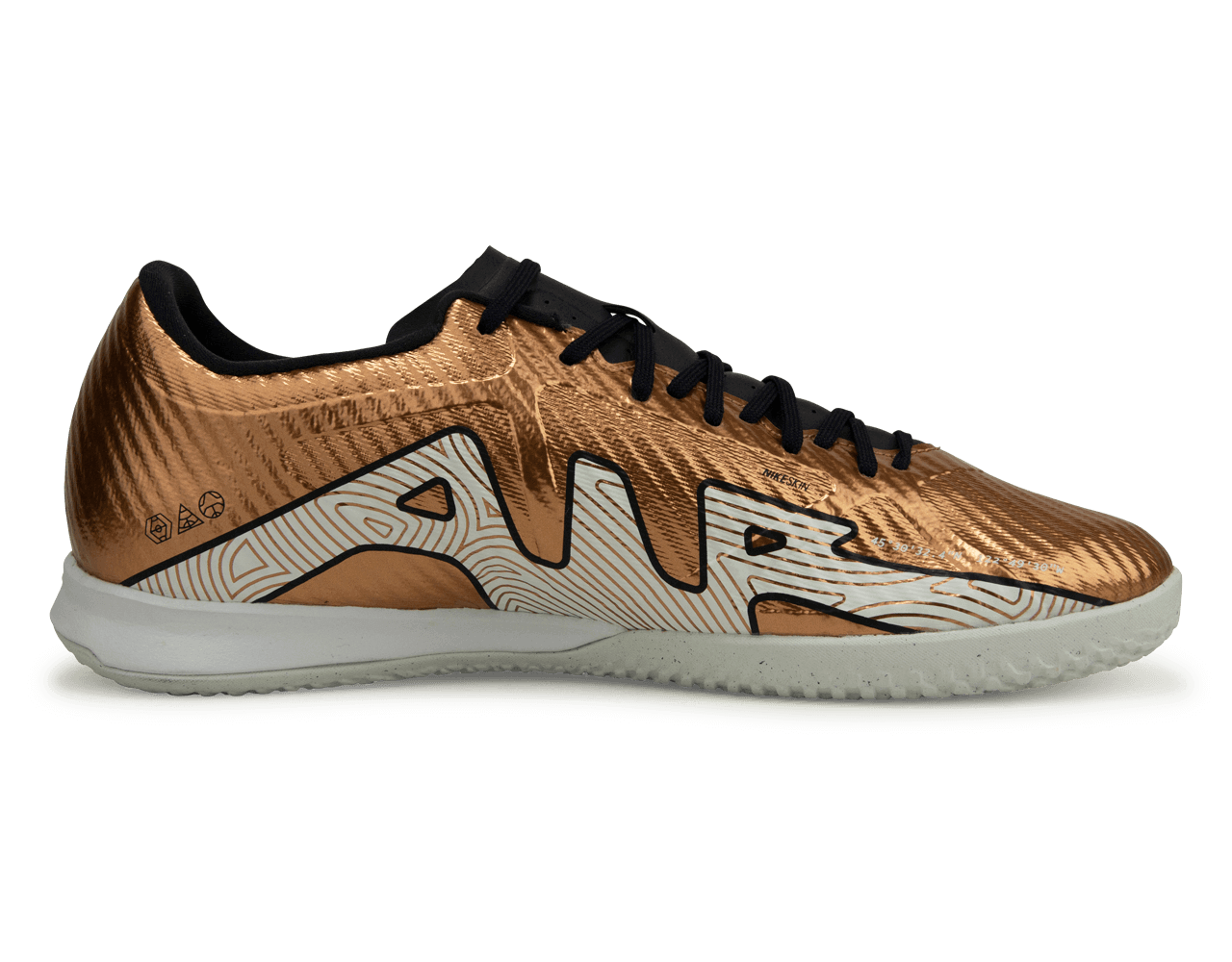 Nike Men's Zoom Mercurial Vapor 15 Academy IC Metallic Copper Side