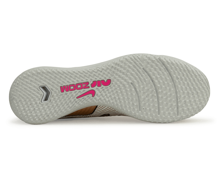 Nike Men's Zoom Mercurial Vapor 15 Academy IC Metallic Copper Sole