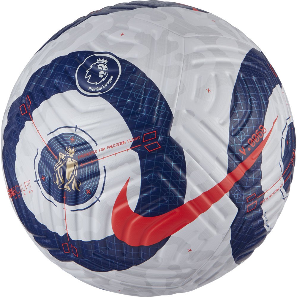 Nike Premier League 2020/21 Flight Ball White/Blue/Laser Crimson