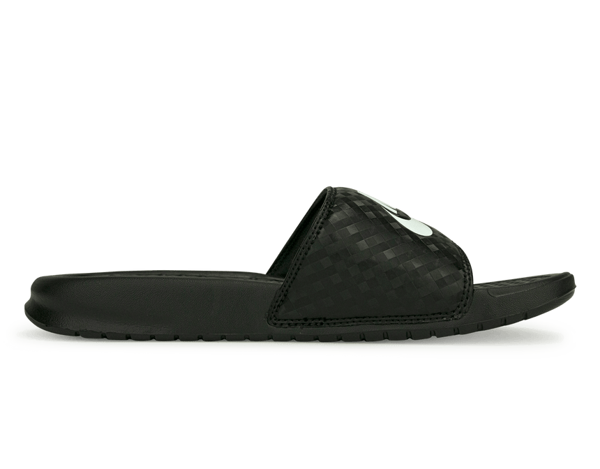 Nike Women's Benassi JDI Sandal Black/White Side