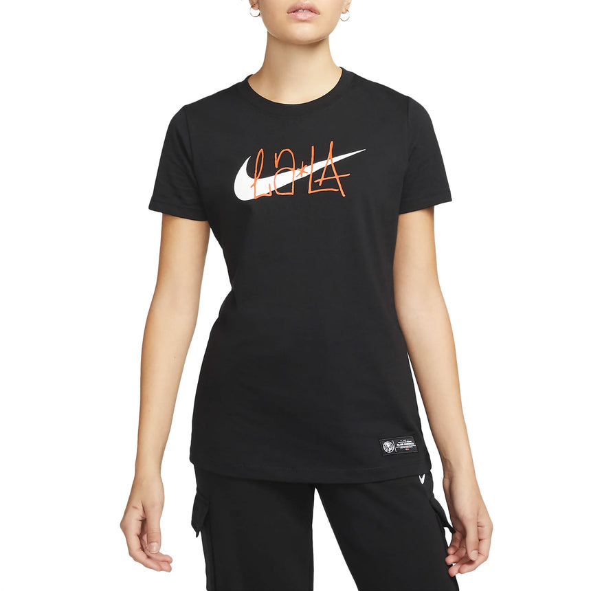 Nike Women's Club America 2021/22 LA Tee Black/Orange Front